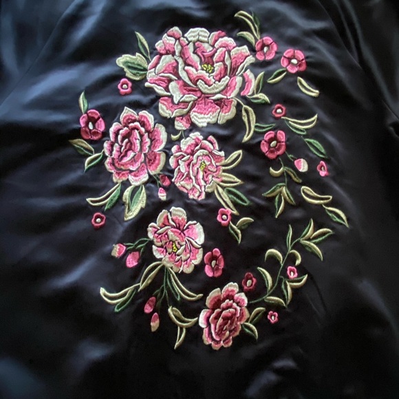 Embroidered Bomber Jacket - Picture 3 of 5